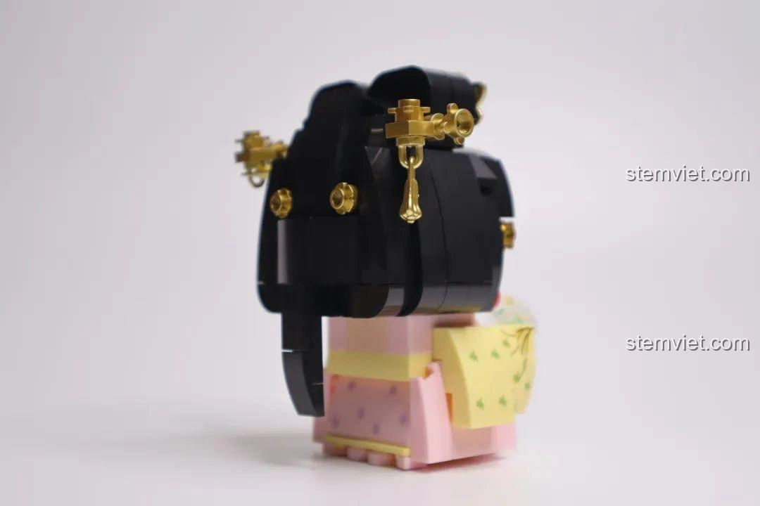 Mặt sau mô hình Văn Thành Công Chúa Wekki 516030, đồ chơi lắp ghép Phi tần Dương Quý cho con gái 6 tuổi.