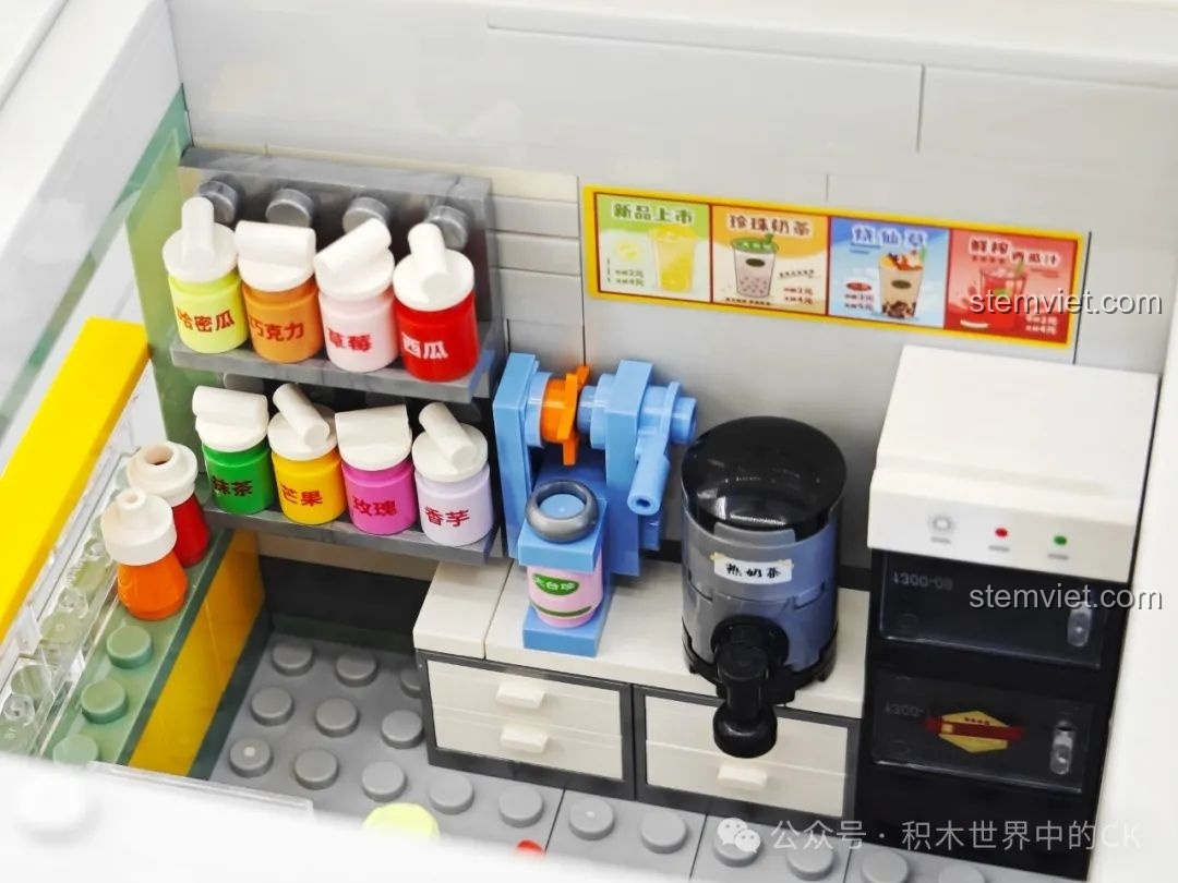 Mô hình Wekki 516954 hoàn chỉnh với hiệu ứng đèn, tạo nên khung cảnh ban đêm lung linh.