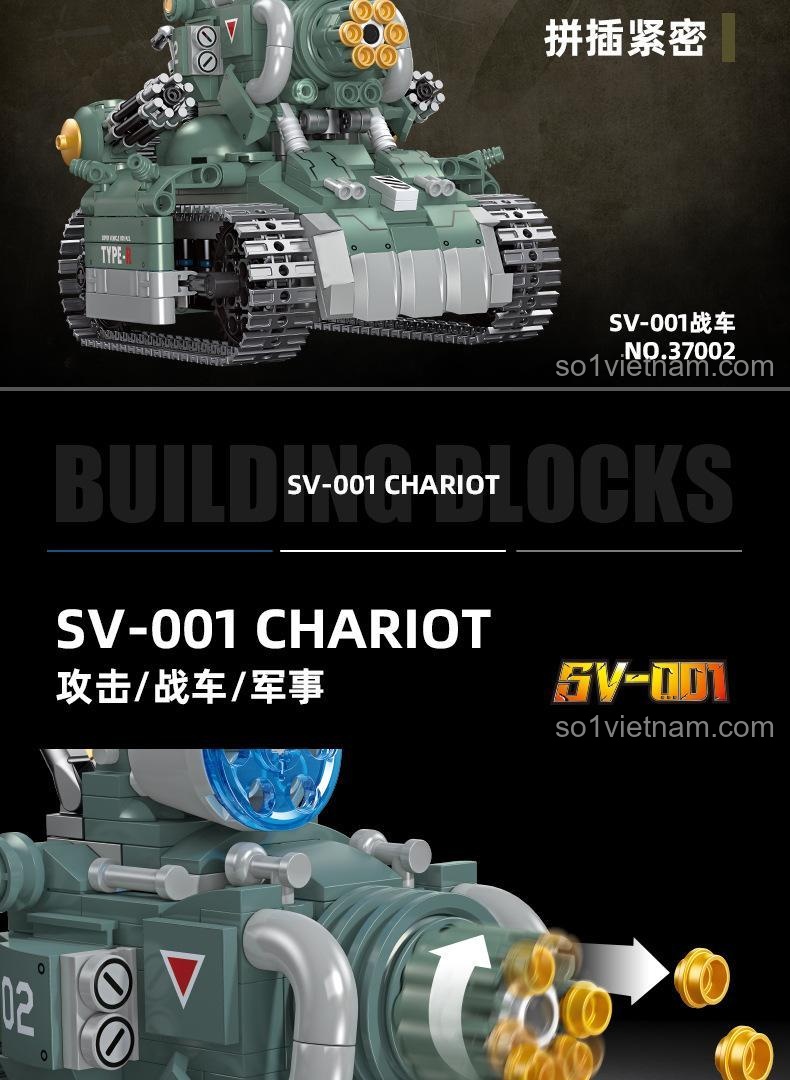 Chi tiết bánh xe tăng chiến đấu SV-001 JIESTAR 37002