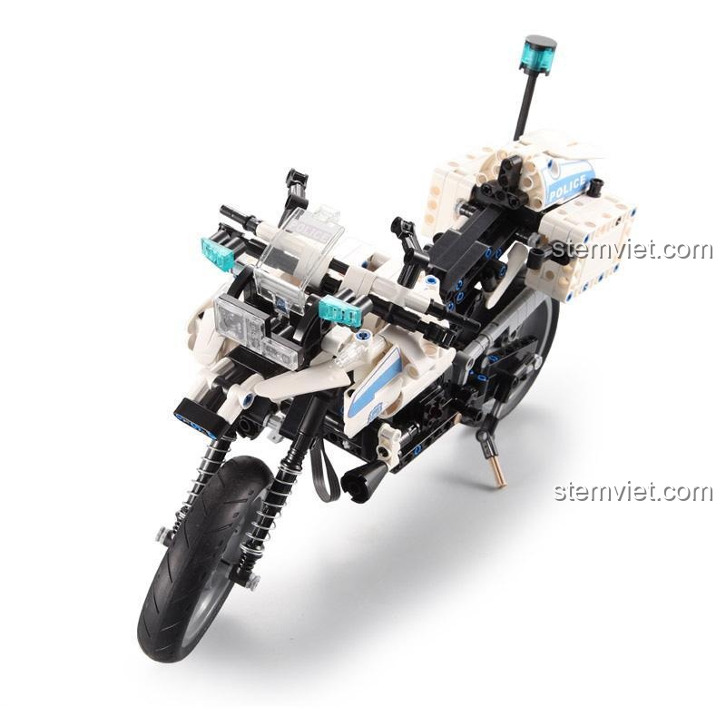 Mô tô cảnh sát CaDA C51023 nhìn từ phía trước