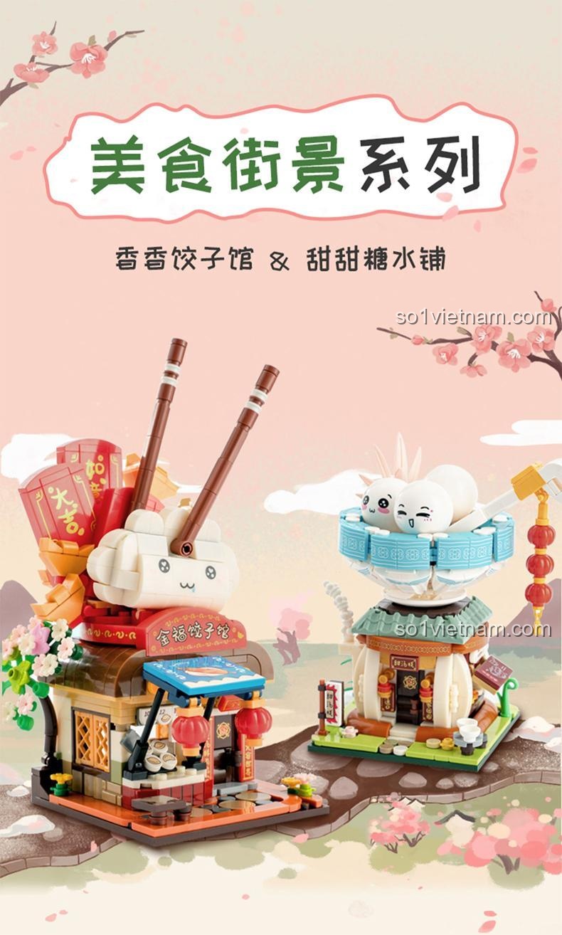 Bộ sưu tập mô hình ẩm thực đường phố