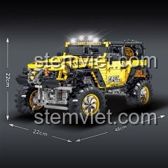 Hình ảnh render của bộ lắp ráp Tháp Phóng Tên Lửa Apollo không liên quan đến sản phẩm Xe Jeep Wrangler.