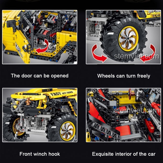 Ảnh vỏ hộp của bộ đồ chơi MORKMODEL 023003-2 Xe Mercedes Benz AMG G63, cho thấy hình ảnh sản phẩm và số lượng 1850 chi tiết.