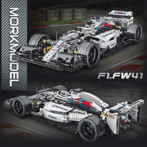 Bộ lắp ráp xe đua F1 Williams FW41 MORKMODEL 023004 cho con trai 14 tuổi, mô hình Technic chi tiết.