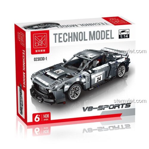 Hộp bộ lắp ráp MORKMODEL 023030-1 Aston Martin Victor, đồ chơi lắp ghép xe thể thao 1436 mảnh cho bé trai 6 tuổi