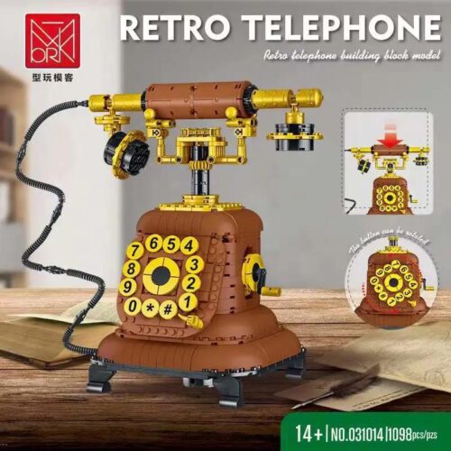 Bộ lắp ghép Điện thoại cổ điển MORKMODEL 031014, mô hình retro tinh xảo cho người chơi 14+ tuổi, giá tốt.
