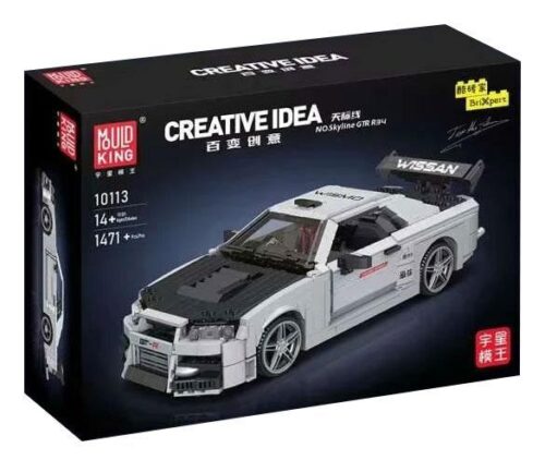 Mould King 10113 Nissan Skyline GTR R34 bộ đồ chơi