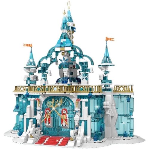 Mô hình lắp ráp Mould King 11007 Cổng Thành Băng Tuyết lộng lẫy. Bộ đồ chơi Lâu Đài Băng Giá cho bé gái 8 tuổi, chất lượng cao giá tốt.