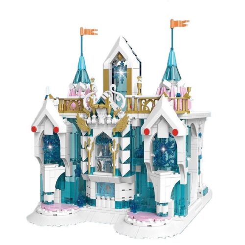 Bộ lắp ráp Cung Điện Tuyết Hoa Mould King 11008, đồ chơi mô hình lâu đài băng giá cho bé gái 8 tuổi, giá rẻ.