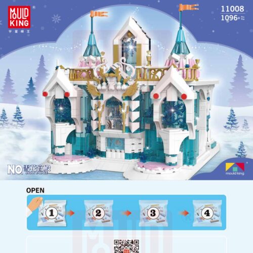 Cung Điện Tuyết Hoa Mould King 11008 sách hướng dẫn lắp ghép Mould King 11008 Lâu đài tuyết