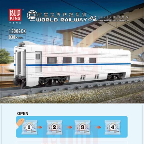 Sách Hướng Dẫn Lắp Ráp Tàu Cao Tốc Hòa Hào CRH2A Mould King 12002CX, Hướng dẫn lắp ghép Mould King 02CX Tàu cao tốc Hòa Hào CRH2A, Hướng dẫn lắp ghép Mould King 002CX Tàu Hòa Hào, Hướng dẫn lắp ráp Mould King 002CX Tàu cao tốc Hòa Hào CRH2A