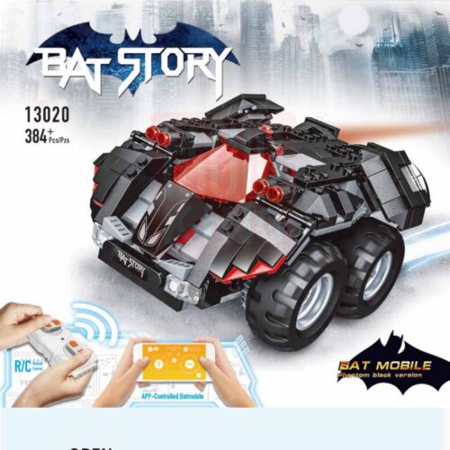 Hướng dẫn lắp ghép Mould King 13020 Xe Batmobile Điều Khiển Từ Xa PDF gốc chất lượng cao