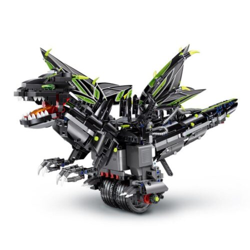 Bộ lắp ráp Robot Rồng Đen Mould King 13029, đồ chơi lập trình tự cân bằng thông minh cho con trai 8 tuổi, giá rẻ.