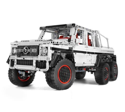 Bộ lắp ráp xe bán tải địa hình Mercedes-Benz G63 6x6 Mould King 13061, mô hình điều khiển từ xa cho bé trai 8 tuổi.
