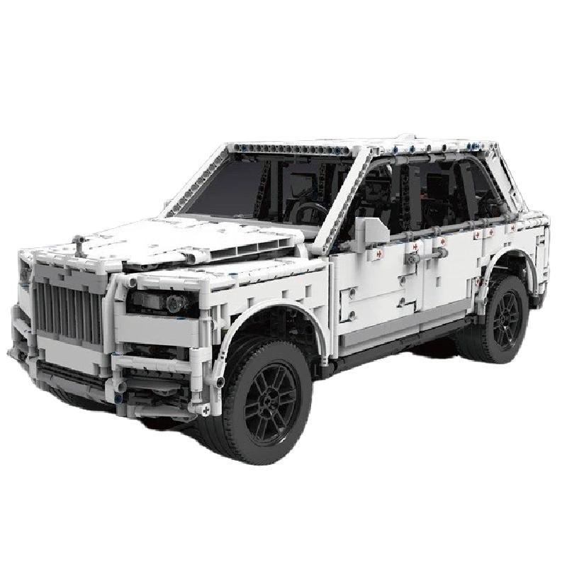 Bộ lắp ráp Rolls-Royce Cullinan Mould King 13062 màu trắng cho bé trai 8 tuổi, mô hình xe SUV hạng sang chi tiết, giá tốt.