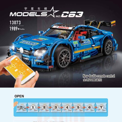 Mercedes-Benz AMG C63 DTM Mould King 13073 sách lắp ghép Xe thể thao Mercedes-Benz AMG