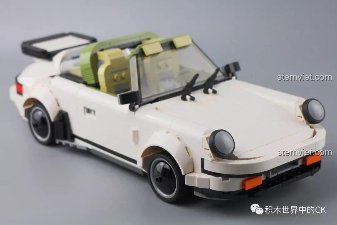 Mô hình Porsche 911 Targa cổ điển Mould King với vẻ đẹp vượt thời gian, một món quà giá trị cho người đam mê xe.