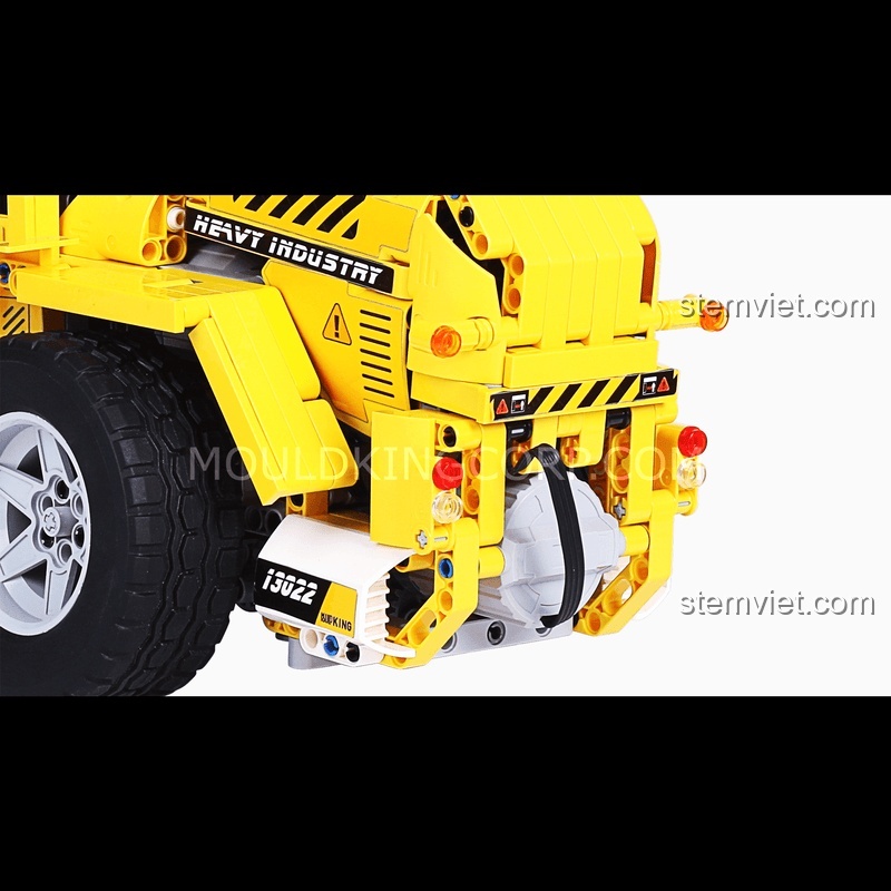 Chi tiết đầu xe của bộ lắp ráp Máy xúc lật bánh lốp 13122, chất lượng cao.