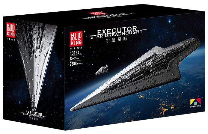 Bộ lắp ghép Mould King 13134 Tàu Chiến Hạm Vô Song Executor khổng lồ, đồ chơi mô hình Star Dreadnought màu xám, phù hợp bé trai 8 tuổi, giá tốt