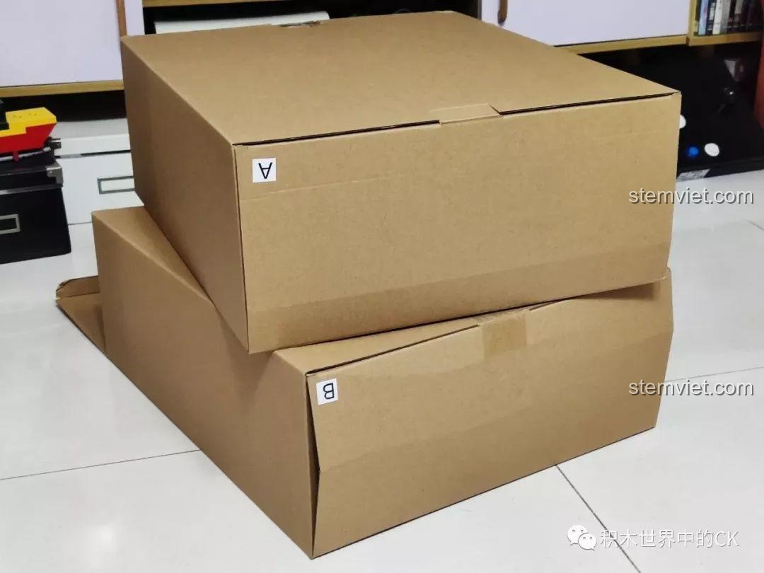 Hộp carton chứa bộ lắp ghép Mould King 13135 Tàu khu trục Ngôi sao Hoàng gia Monarch, đồ chơi mô hình khổng lồ