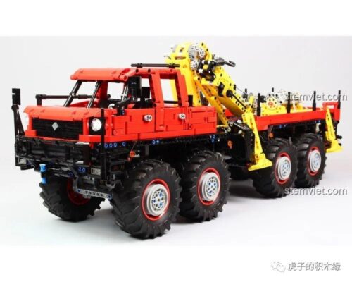 Đồ chơi mô hình Mould King 13146 Xe Tải Địa Hình 8x8 Khớp Nối, thiết kế mạnh mẽ, phù hợp bé trai 8 tuổi, phát triển tư duy logic.