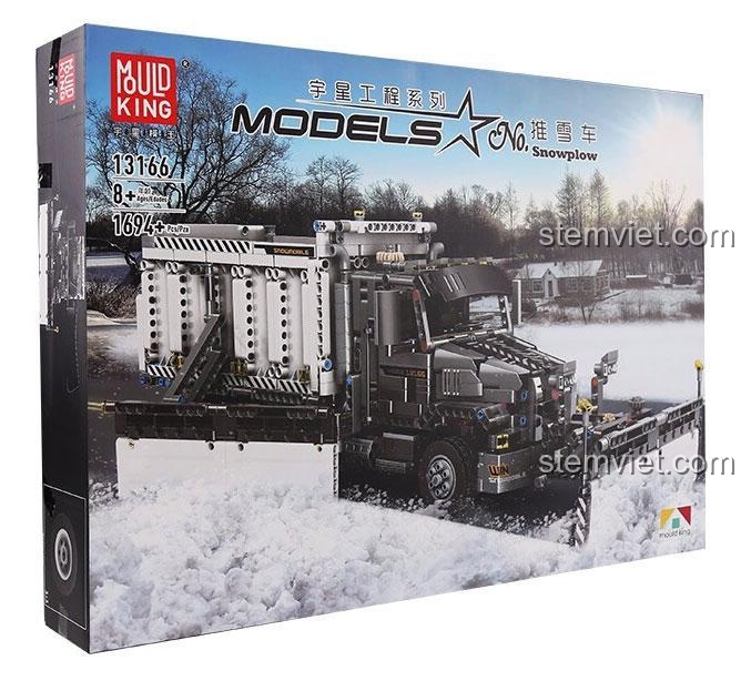 Hộp đồ chơi mô hình Xe Dọn Tuyết Mack Granite 13166, 1694 chi tiết, một lựa chọn thay thế LEGO Technic tuyệt vời.