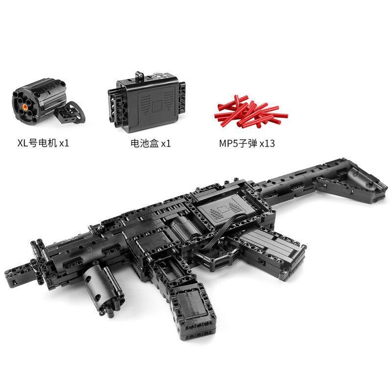 Mô hình súng MP5 14001 hoàn thiện, đồ chơi mô hình Mould King chất lượng cao, giá tốt.