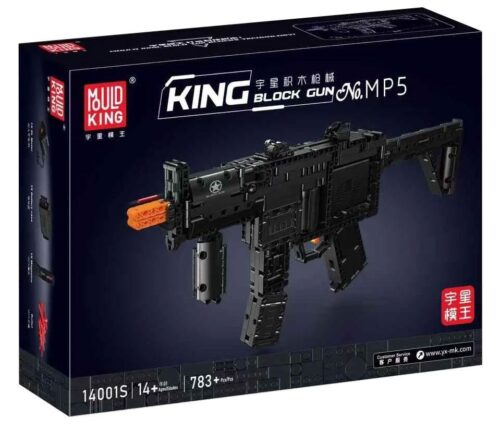 Mould King 14001S Súng Tiểu Liên MP5 Điện Động Liên Thanh, bộ lắp ráp súng đồ chơi cho con trai 14 tuổi, 783 mảnh ghép, giá tốt