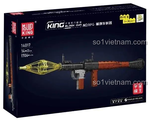 Hộp sản phẩm RPG-7 Rocket-propelled grenade launcher Mould King 14017