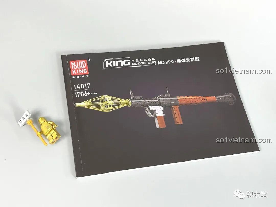 Đánh giá sản phẩm RPG-7 Rocket-propelled grenade launcher Mould King 14017
