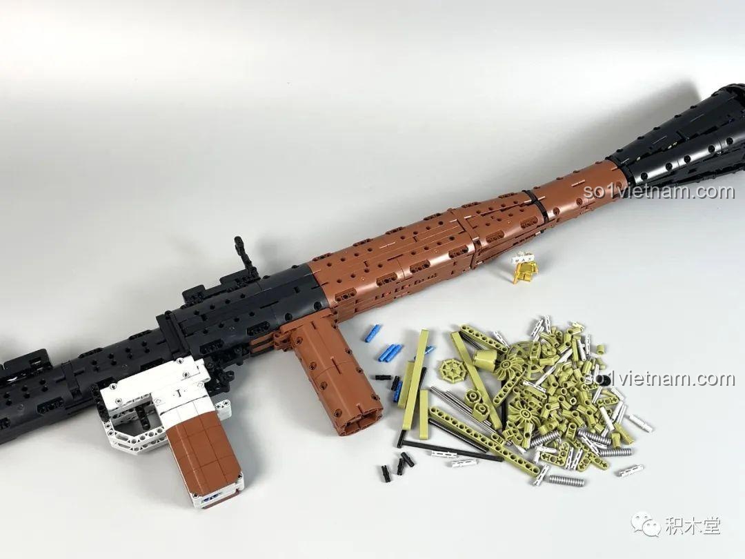 Đánh giá sản phẩm RPG-7 Rocket-propelled grenade launcher Mould King 14017