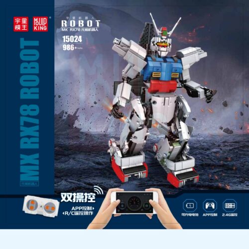 Robot Gundam RX-78 Mould King 15024 hướng dẫn lắp ghép Mould King 15024 Mô hình Gundam RX-78