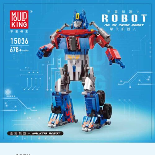 hướng dẫn lắp ghép Mould King 15036 Robot biến hình Optimus Prime, sách Mould King 15036 Thủ lĩnh Autobot Optimus Prime, hướng dẫn Mould King MouldKing15036 Thủ lĩnh Autobot Optimus Prime, sách lắp ghép Mould King 15036 Người máy Optimus Prime