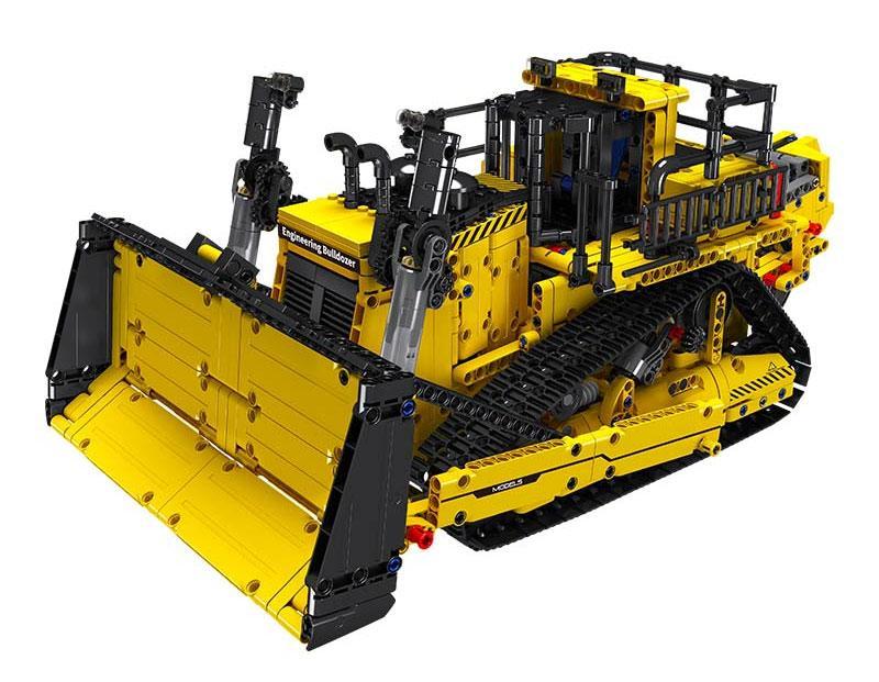 bộ lắp ráp Xe ủi D11 Mould King 15084 cho con trai 14 tuổi, một món đồ chơi trí tuệ