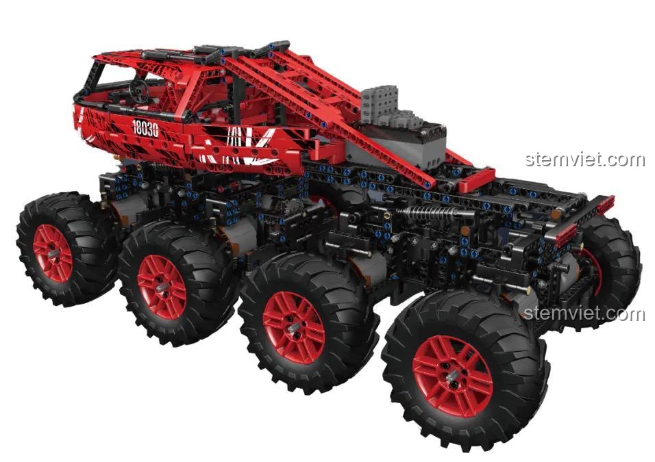 Đồ chơi mô hình Xe tải Tatra 8x8 Mould King 18030, bộ lắp ráp 1962 chi tiết, chất lượng cao, tương thích LEGO Technic.