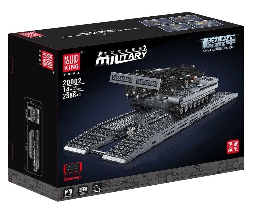 Hộp bộ đồ chơi Xe Tăng Abrams Bắc Cầu Mould King 20002 chất lượng cao, dành cho con trai 14 tuổi, giá tốt