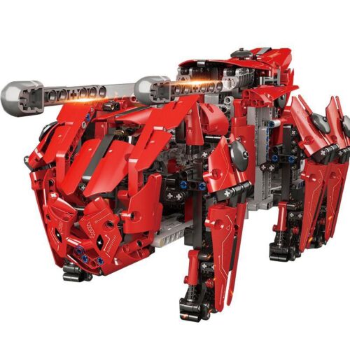 Hình ảnh chi tiết bộ lắp ráp Robot Xe Tăng 6 Chân Mould King 20005, một đồ chơi mô hình quái thú cơ khí ấn tượng dành cho con trai 14 tuổi.