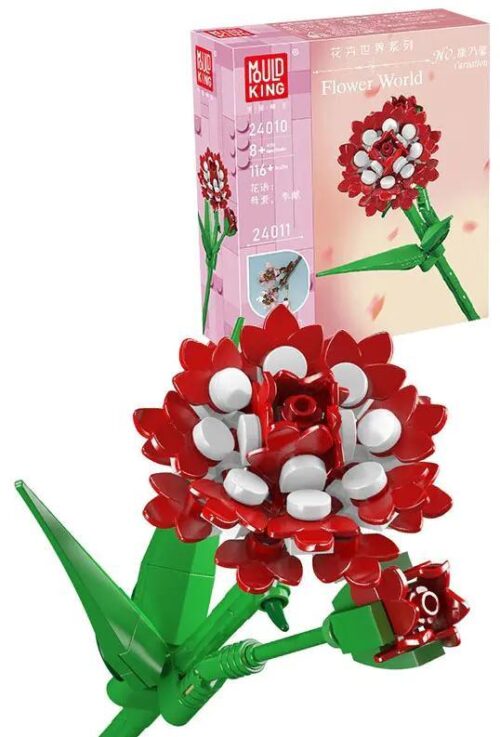 Hộp sản phẩm Mould King 24010 Hoa Cẩm Chướng