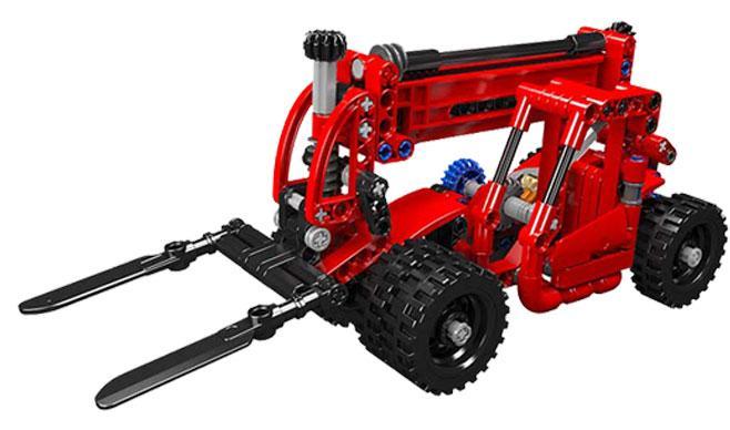 Mould King 24016 Xe Nâng Cần Vươn đồ chơi lắp ráp Xe Nâng Đa Năng chất lượng cao