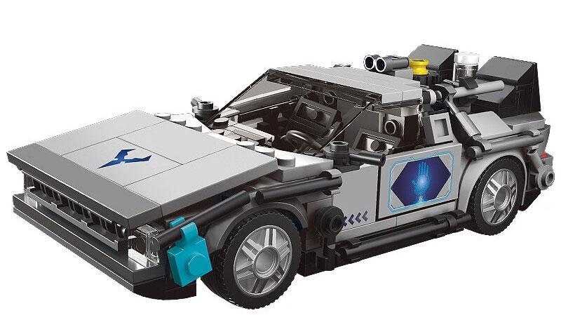 Bộ lắp ghép Xe DeLorean Mould King 27019, đồ chơi mô hình Xe Du Hành Thời Gian cho bé trai 8 tuổi, tái hiện cỗ máy huyền thoại từ phim Back to the Future, giá tốt.