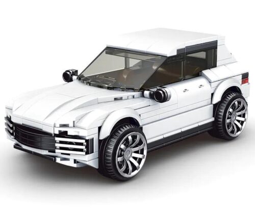 Bộ đồ chơi lắp ráp 27025 Porsche Cayenne SUV trắng, mô hình xe hơi cao cấp cho bé trai 8 tuổi, giá tốt