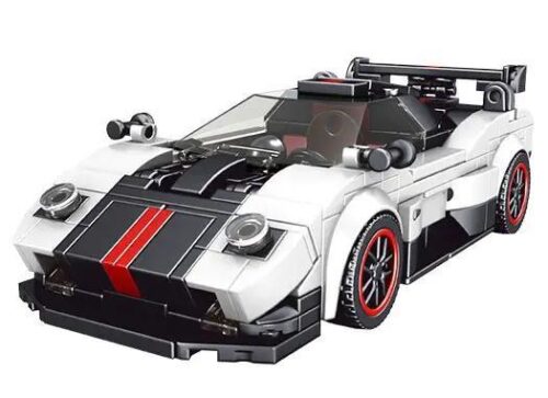 Mould King 27030 Siêu xe Pagani Zonda F màu trắng, đỏ, đen, tỉ lệ 1:16, 374 chi tiết, độ tuổi 8+