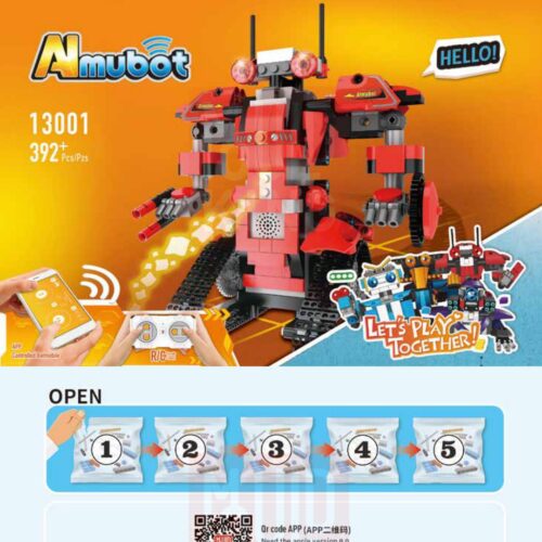 Robot Chiến Đấu M1 MouldKing 13001 sách lắp ghép MouldKing 13001 Robot M1