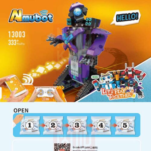 Robot Thông Minh Điều Khiển Từ Xa MouldKing 13003 hướng dẫn lắp ghép MouldKing 13003 Robot Điều Khiển Từ Xa