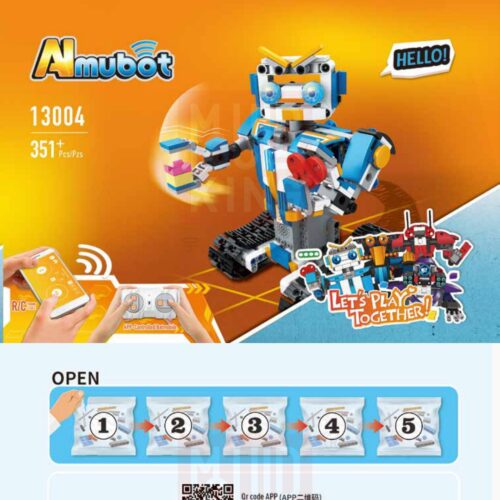 Robot Thông Minh M4 MouldKing 13004 sách hướng dẫn MouldKing 13004 Robot M4