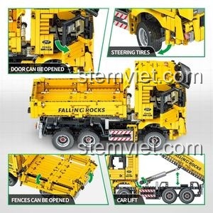 Chi tiết Xe Ben Tự Đổ MouldKing 15025