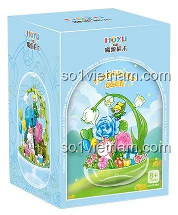 Hộp đồ chơi lắp ráp MOYU BLOCK MY87006 Tiên Hoa, món quà ý nghĩa cho bé gái 8 tuổi, giá rẻ