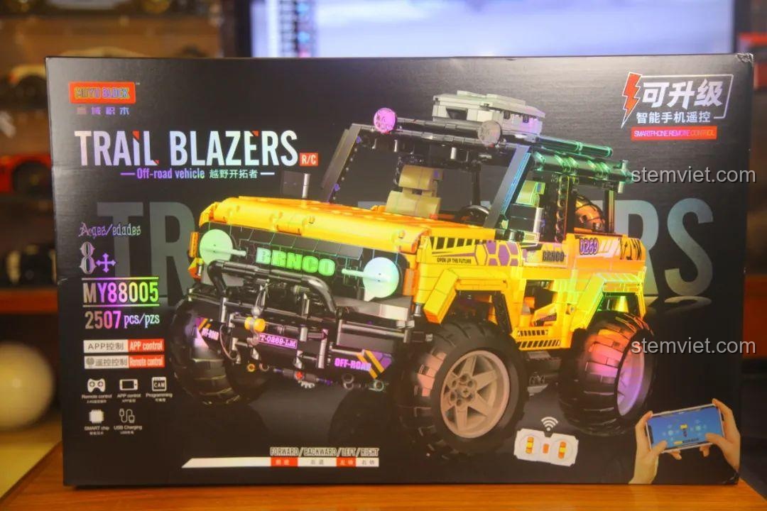 Thùng carton vận chuyển của sản phẩm MOYU BLOCK MY88005, ghi rõ thông tin trọng lượng và kích thước hộp.