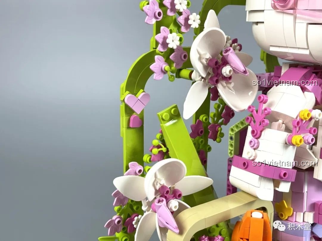 Chân Gấu Vũ Trụ MOYU BLOCK MY89101 khi gắn vào giá đỡ