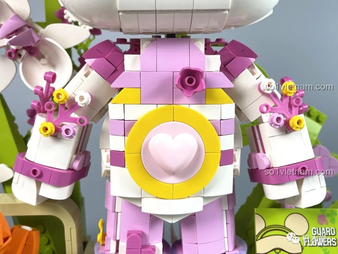 Cận cảnh giỏ hoa và các chi tiết trên MOYU BLOCK MY89101